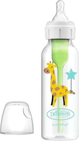Dr. Brown’s Natural Flow® Anti-Colic Options+™ Narrow Baby Bottles 8 oz/250 mL, with Level 1 Slow Flow Nipple, 6 Pack, 0m+ Balloon Animals Gift Set in Saudi Arabia