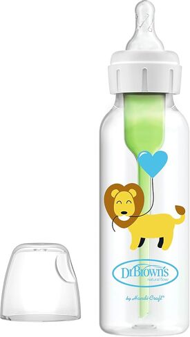 Dr. Brown’s Natural Flow® Anti-Colic Options+™ Narrow Baby Bottles 8 oz/250 mL, with Level 1 Slow Flow Nipple, 6 Pack, 0m+ Balloon Animals Gift Set in Saudi Arabia