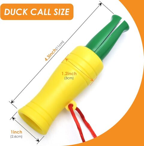 BROTOU 2 حزمة من ملحقات صيد البط، مكالمات البط وحبل استدعاء البط مع 12 حلقة قابلة للإزالة باراكورد أوزة لعبة حامل البطة معدات المفترس للصيد in Kuwait