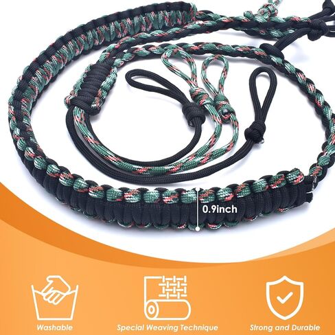 BROTOU 2 حزمة من ملحقات صيد البط، مكالمات البط وحبل استدعاء البط مع 12 حلقة قابلة للإزالة باراكورد أوزة لعبة حامل البطة معدات المفترس للصيد in Kuwait