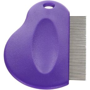 امشاط برغوث ذات قبضة محيطية من ماستر جرومينج تولز - امشاط مريحة لإزالة البراغيث، ارجواني in Kuwait