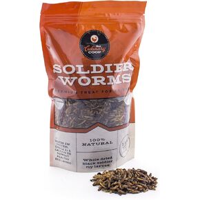 Culinary Coop Premium Chicken Treats - Soldierworms 16oz in Kuwait