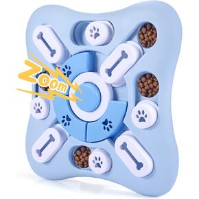 Interactive Dog Puzzle Toys for Large Medium Small Smart Dogs, Squeaky Enrichment Mentally Stimulation Toys for Training, Dog Treat Chew Toy for Puppy&Cats