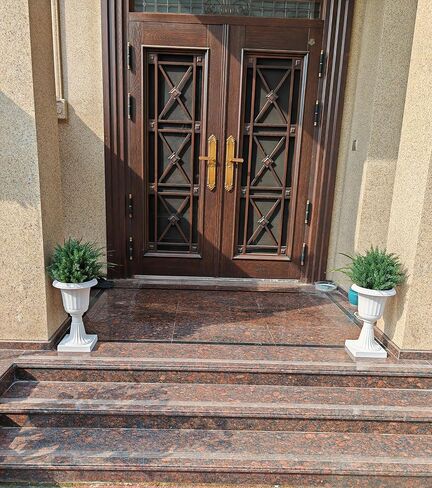 شجرة ارز صناعية مقاس 17 انش من فوبودون، شجرة كروية صناعية للاستخدام في الاماكن المغلقة والمفتوحة والحديقة المنزلية، شجرة واحدة in Kuwait