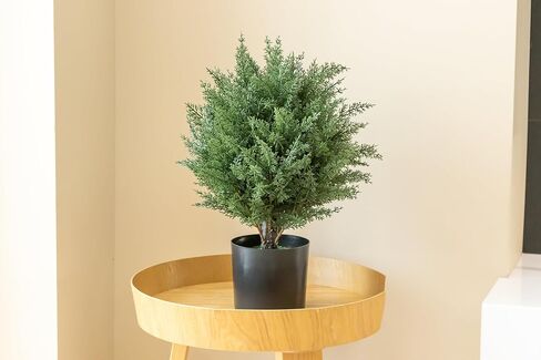 شجرة ارز صناعية مقاس 17 انش من فوبودون، شجرة كروية صناعية للاستخدام في الاماكن المغلقة والمفتوحة والحديقة المنزلية، شجرة واحدة in Kuwait