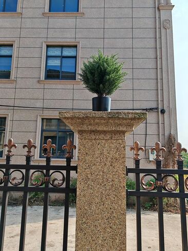 شجرة ارز صناعية مقاس 17 انش من فوبودون، شجرة كروية صناعية للاستخدام في الاماكن المغلقة والمفتوحة والحديقة المنزلية، شجرة واحدة in Kuwait