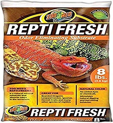 Zoo Med ReptiFresh Odor Eliminating Substrate, Blacks & Grays, 8 lb in Saudi Arabia