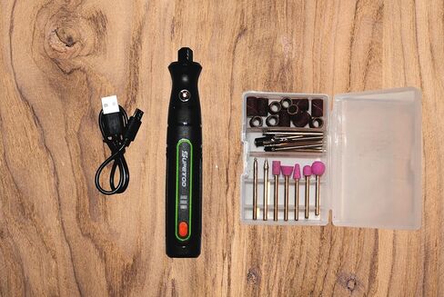 Ascent Cordless Rotary Tool Kit with 27 Accessories - Engraving, Polishing, Sanding, Carving and Cutting - Variable Speeds, Mini Grinder Gift Set in Kuwait