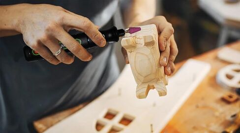 Ascent Cordless Rotary Tool Kit with 27 Accessories - Engraving, Polishing, Sanding, Carving and Cutting - Variable Speeds, Mini Grinder Gift Set in Kuwait