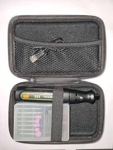 Ascent Cordless Rotary Tool Kit with 27 Accessories - Engraving, Polishing, Sanding, Carving and Cutting - Variable Speeds, Mini Grinder Gift Set in Kuwait