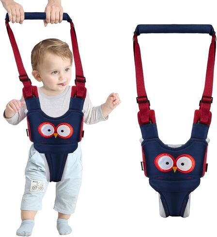 Baby Walking Harness Handheld Baby Walker Assistant Belt (Pink) | Adjustable Toddler Infant Walker Harnesses Standing Up and Walking Learning Helper With Detachable Crotch for 9-24 Month Old in Saudi Arabia