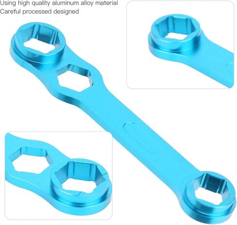 TOPINCN Fishing Reel Repairing Wrench, Professional Manufacturing Fishing Reel Repairing Tool Stable Characteristics for Disassembly of Three Size Crank Nuts in Saudi Arabia