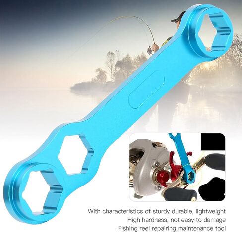 TOPINCN Fishing Reel Repairing Wrench, Professional Manufacturing Fishing Reel Repairing Tool Stable Characteristics for Disassembly of Three Size Crank Nuts in Saudi Arabia