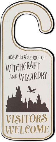 Open Road Brands Disney Hocus Pocus شماعة باب خشبية قابلة للعكس على الوجهين - ديكور مرح للهالوين in Kuwait