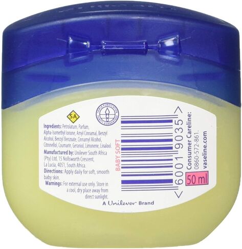 مجموعة مكونة من ستة أنواع من الهلام النفطي الواقي اللطيف للأطفال من فازلين - حجم مناسب للسفر، 1.7 أونصة، 6 قطع (عبوة من قطعتين) in Kuwait