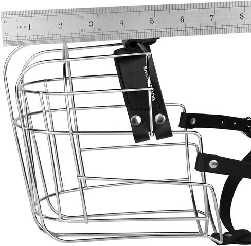 BRONZEDOG المعادن كمامة سلك سلة الكلب الدانماركي العظيم كلب الدرواس سانت برنارد قناع مع الأشرطة الجلدية كمامات للكلاب الكبيرة جدا (XL) in Kuwait