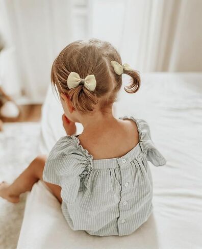 Boutique Baby Girl Hair Ties with Flowers, 28 Pcs Hair Bow Ties for Toddler Girls, Elastics Ponytail Holders Pigtails Rubber Bands by Cherssy in Saudi Arabia