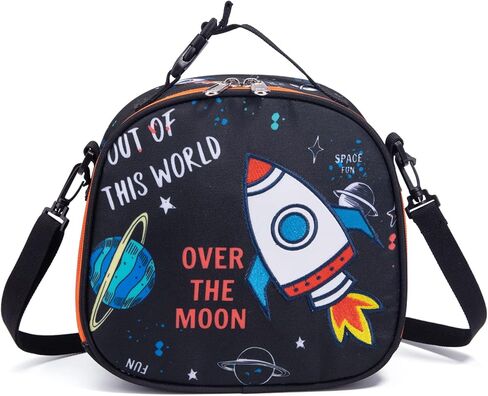 صندوق غداء للأولاد والبنات وحقيبة غداء معزولة للأطفال، مثالية لمرحلة ما قبل المدرسة ورياض الأطفال والمدرسة الابتدائية ولطيفة وخالية من مادة BPA وآمنة للطعام in Kuwait