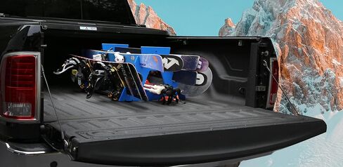 All Mountain Ski and Snowboard Mobile Rack | Marine Grade HDPE Plastic | UV Protected | Premium Strap Included | 3 Year Warranty | Made in The USA | Veteran Owned Business… (Black, Quad) in Kuwait