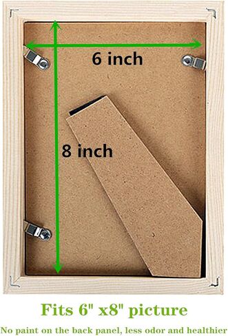 5x7 inch Picture Frame Made of Solid Wood and High Definition PlexiGlass Display Pictures for Table Top Display and Wall Mounting Photo Frame Black 1 Pack in Kuwait