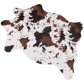 MustMat Cute Cow Print Rug Fun Faux Cowhide Area Rug Nice for Decorating Kids Room 29.5" W x 43.3" L in Kuwait