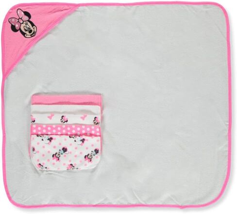 طبعة وجه سعيد من Cudlie Disney Baby Mickey Mouse (منشفة بغطاء للرأس مع مجموعة مناشف مكونة من 5 قطع) in Kuwait