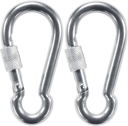 PROND Locking Carabiners, Heavy Duty Carabiner, 316 Stainless Steel Screw Lock Carabiner Hooks in Saudi Arabia