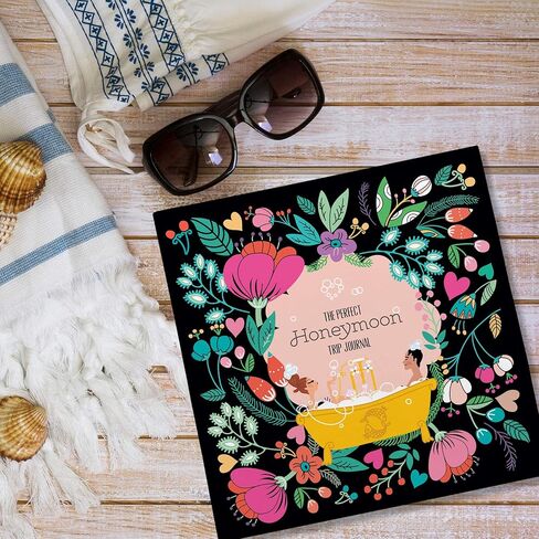 Honeymoon Get Away - Travel Journal for Newlyweds - Vow Renewal Gift -First Trip Together - Memory Book to Save the Happy Adventures of the New Husband and Wife - Just Married Wedding - Gift for Her in Saudi Arabia