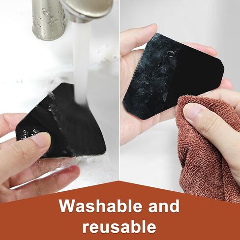 شريط سجاد CVY 12 قطعة، وسادات سجاد مزدوجة الجوانب غير قابلة للانزلاق، زوايا سجادة لتثبيت البساط لأسفل، شريط سجاد لسجاد المنطقة، مقابض زوايا البساط للأرضيات الخشبية والبلاط، قابلة لإعادة الاستخدام وقابل للغسل لملصقات السجاد in Kuwait