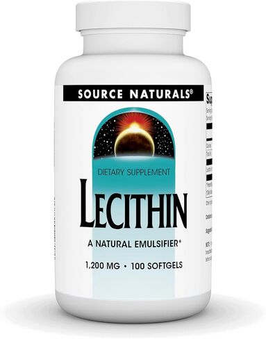 Source Naturals - Lecithin 1200 Mg. 100 Softgels in Saudi Arabia