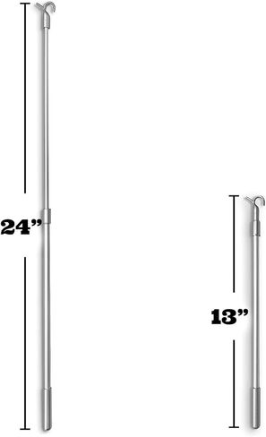قضيب رسم لظلال النوافذ اللاسلكية، ستائر قابلة للسحب للأسفل للستائر الدوارة للنوافذ، وظلال الحمار الوحشي وظلال قرص العسل تلسكوبية 13-24 بوصة in Kuwait