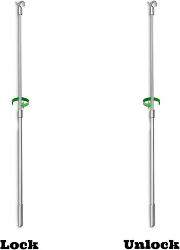 قضيب رسم لظلال النوافذ اللاسلكية، ستائر قابلة للسحب للأسفل للستائر الدوارة للنوافذ، وظلال الحمار الوحشي وظلال قرص العسل تلسكوبية 13-24 بوصة in Kuwait