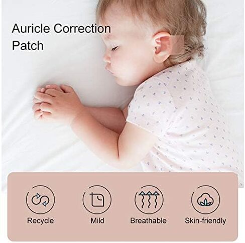 Lightmate Baby Soft Breathable Silicone Ear Correctors Tape,Baby Auricle Valgus Correction Patch for Child Infant Baby Ear Correction Personal Health Care Ear Care Tools in Saudi Arabia