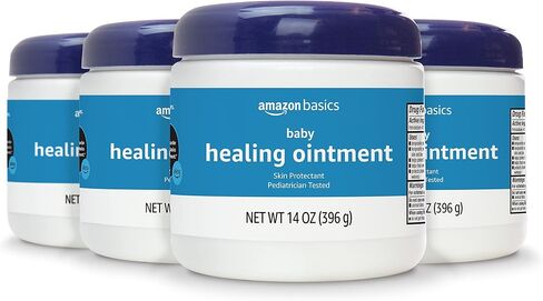 Amazon Basics Healing Ointment for Babies, Skin Protectant for Dry or Cracked Skin, Pediatrician Tested, 14 Ounce, 1-Pack (Previously Solimo) in Saudi Arabia