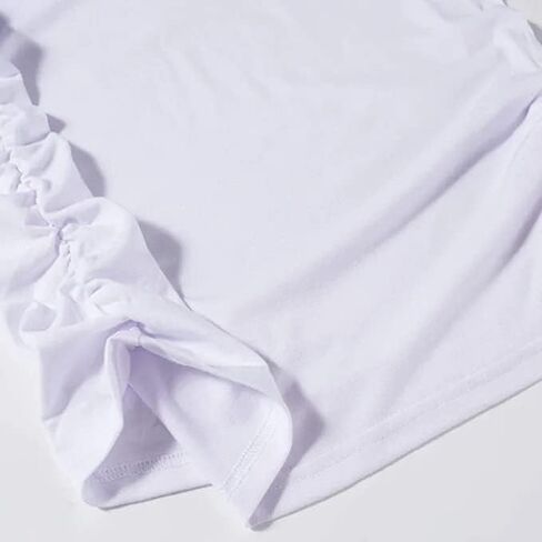 قميص الأمومة إعلان الحوامل بلايز المرأة Crewneck Ruched مضحك أجنحة الملاك تي شيرت، قصيرة الأكمام تي شيرت، أبيض in Kuwait