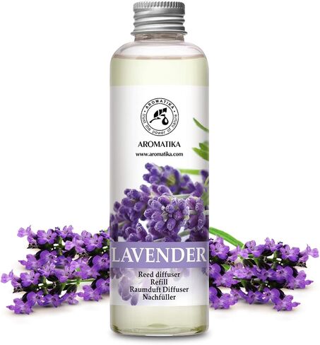 Lavender Reed Diffuser Refill 6.8 Fl Oz - Lavanda Refill - Room Fragrance Diffuser w/Natural Essential Lavender Oil - Reed Diffuser Oil Refill for Spa - Aromatherapy - Home - Bath - Restaurant in Saudi Arabia