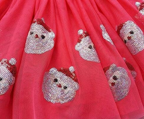 WGOODTECK Baby Girls Rainbow Sparkle Tutu Skirt Pentagram Sequin Christmas 3 Layered Elastic Puffy Tulle Skirt 2-Pack … in Saudi Arabia