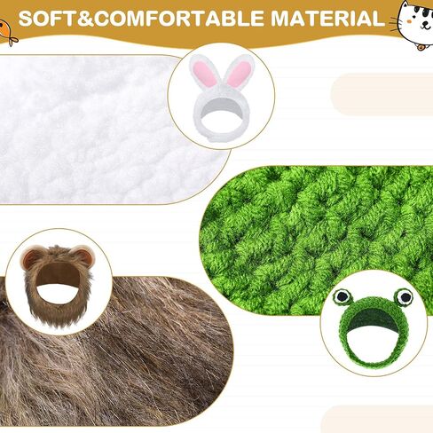 Weewooday 5 Pcs Cat Hat, Lion, Frog, Rabbit, Sunflower, Banana in Kuwait