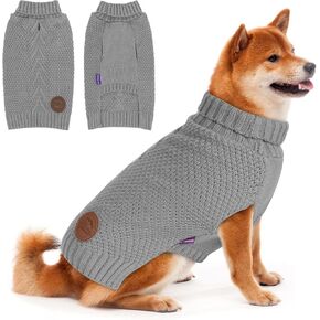 cyeollo Dog Sweater Long Sleeve Warm Knit Sweaters for Small Dogs Cats Boy in Saudi Arabia