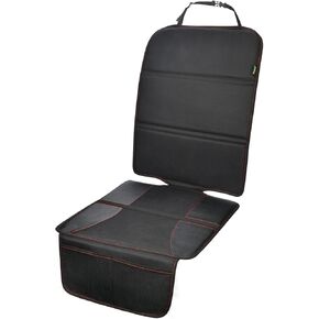 PIDO Car Seat Protector, Auto Seat Protector for Child Baby Car Seat with Thick Padding, Protection for Leather Seats and Fabric Upholstery, Black