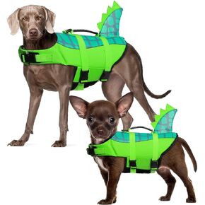 سترة نجاة متينة للكلاب، سترة أمان للحيوانات الأليفة قابلة للتعديل، منقذ حياة الكلاب مع مقبض إنقاذ للكلاب الصغيرة والمتوسطة أو الكبيرة، تزيل القلق/التوتر، تعزيز الطفو، السباحة، حورية البحر مقاس XL in Kuwait