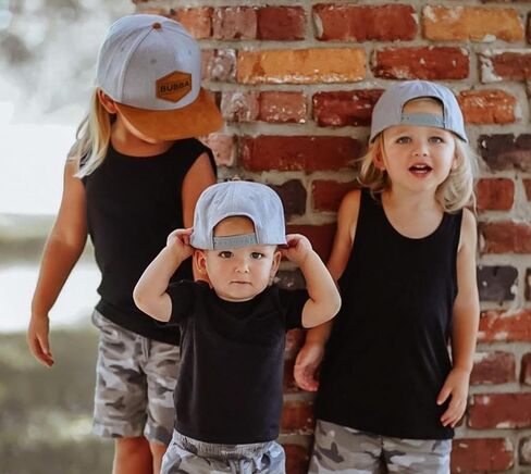 Toddler Hat - Baseball Hat - Baby Bubba Trucker Cap - Infant Newborn Youth Flat Brim Patch Sun Hat for Summer Winter in Kuwait