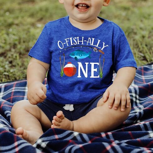 O-Fishally One 1st Birthday Outfit for Baby Boys Fishing Outdoors Shirt for First Birthday in Saudi Arabia