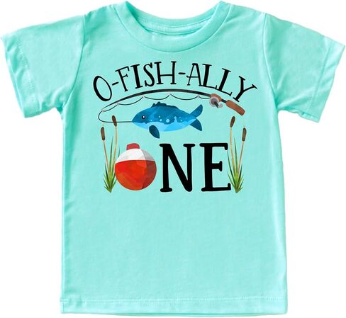O-Fishally One 1st Birthday Outfit for Baby Boys Fishing Outdoors Shirt for First Birthday in Saudi Arabia