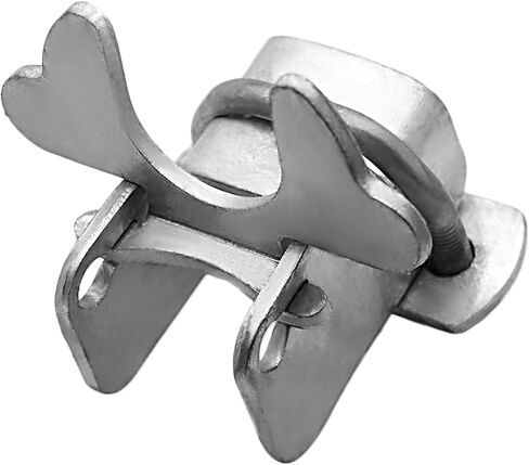 1-3/8" x1-3/8" مزلاج بوابة بيت الكلب لبيت الكلب، أجهزة مزلاج سياج ربط السلسلة، فولاذ مجلفن in Kuwait