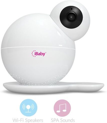 iBaby M2C WiFi Baby Monitor Camera with FHD Audio 1080P with Night Vision Wall Mount Kit Included 2021 Updated Video Audio Quality with Motion Crying Alerts, White in Kuwait