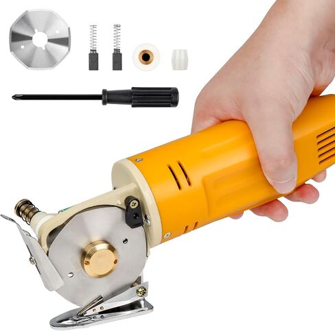 يوزس قطاعة كهربائية دوارة للقماش، قطاعة اقمشة كهربائية متعددة الطبقات بسمك 1 انش in Kuwait