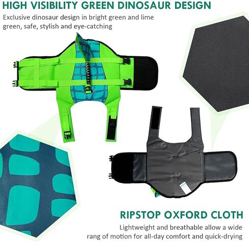 سترة نجاة متينة للكلاب، سترة أمان للحيوانات الأليفة قابلة للتعديل، منقذ حياة الكلاب مع مقبض إنقاذ للكلاب الصغيرة والمتوسطة أو الكبيرة، تزيل القلق/التوتر، تعزيز الطفو، السباحة، حورية البحر مقاس XL in Kuwait