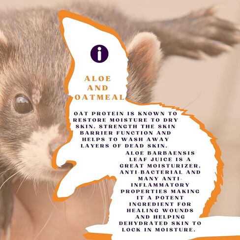 Piccardmedspets Fresh-Ferret Aloe and Oats Shampoo 12oz in Kuwait