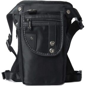 Nylon Drop Leg Bag Hiking Waist Pack for Men Women Tactical Motorcycle Bike Cycling Riding Travel Outdoor Sports Fanny Pouch